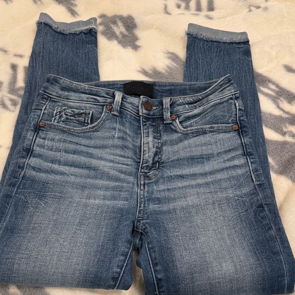 Buckle Black No. 35 Dark Blue Ankle Jeans